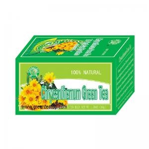 thé vert de chrysanthème séché